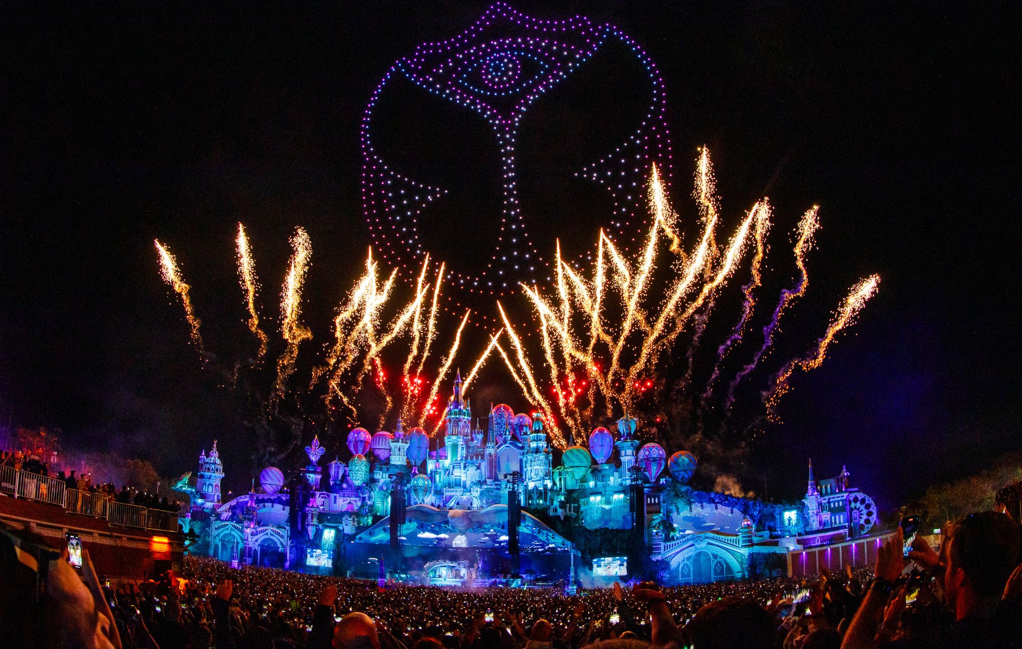 Tomorrowland’s main stage burns down 48 hours before the festival begins