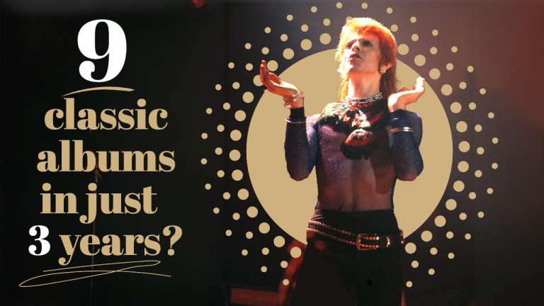 Did David Bowie really have a hand in NINE classic albums in a three year period? Yes, he did.