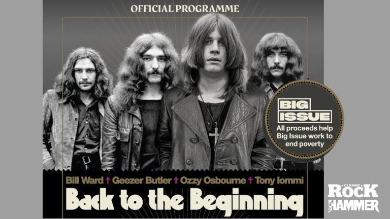 Oh Lord, yeah: Black Sabbath team up with the Big Issue, Classic Rock and Metal Hammer for the Back To The Beginning official programme