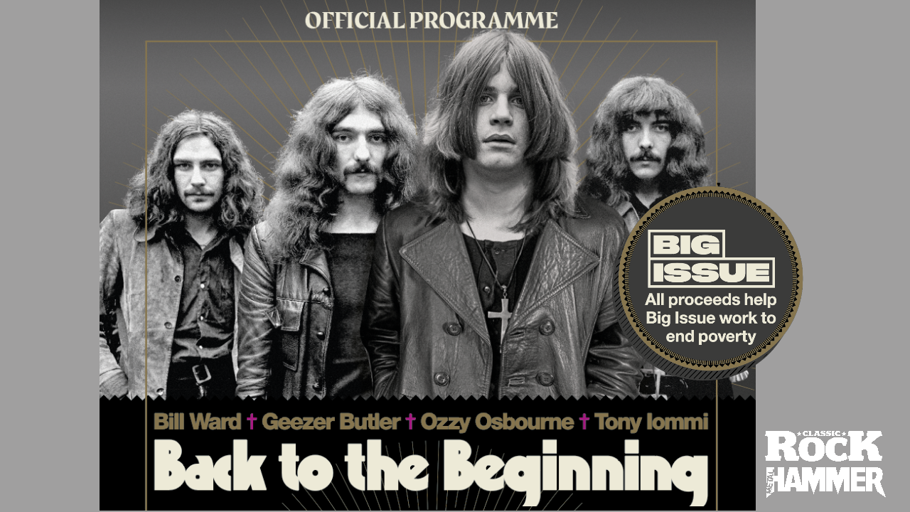 Oh Lord, yeah: Black Sabbath team up with the Big Issue, Classic Rock and Metal Hammer for the Back To The Beginning official programme