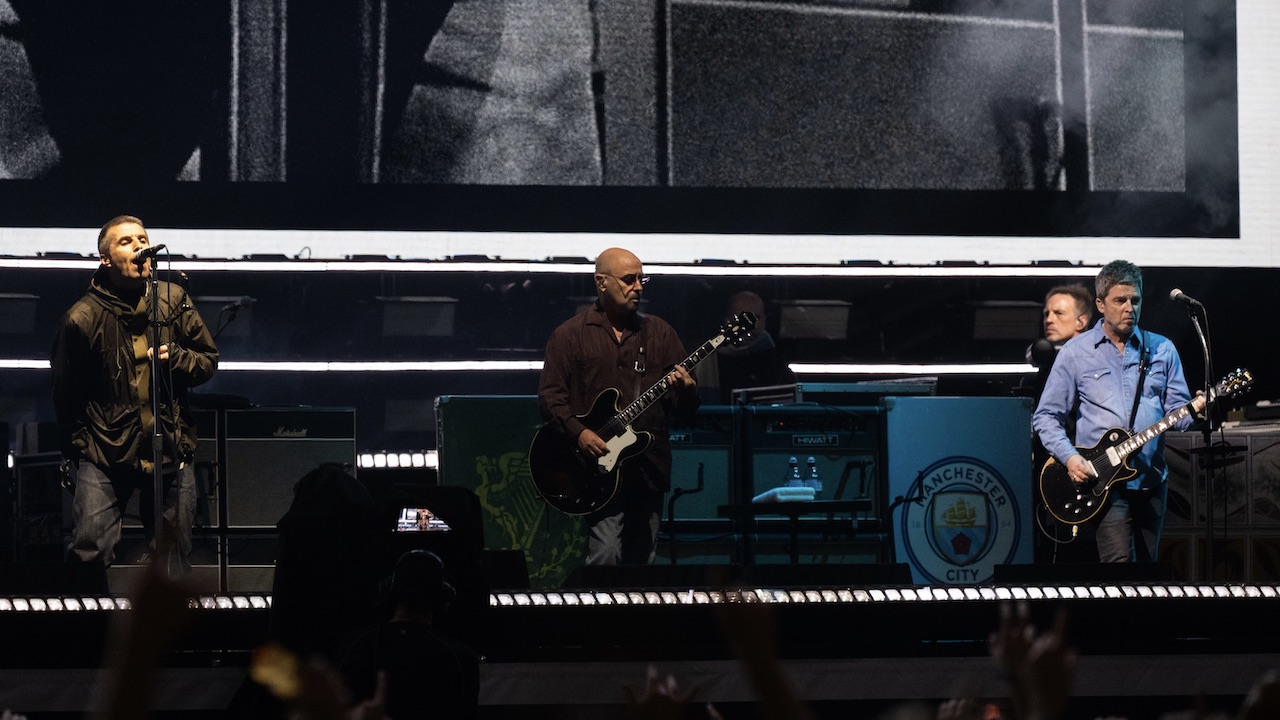 “Was it worth the £4000 you paid for a ticket?” Oasis just played their first show since 2009. See the setlist and watch footage of Liam and Noel Gallagher’s reunited band rocking Cardiff’s Principality Stadium on the opening night of their Live 25 tour