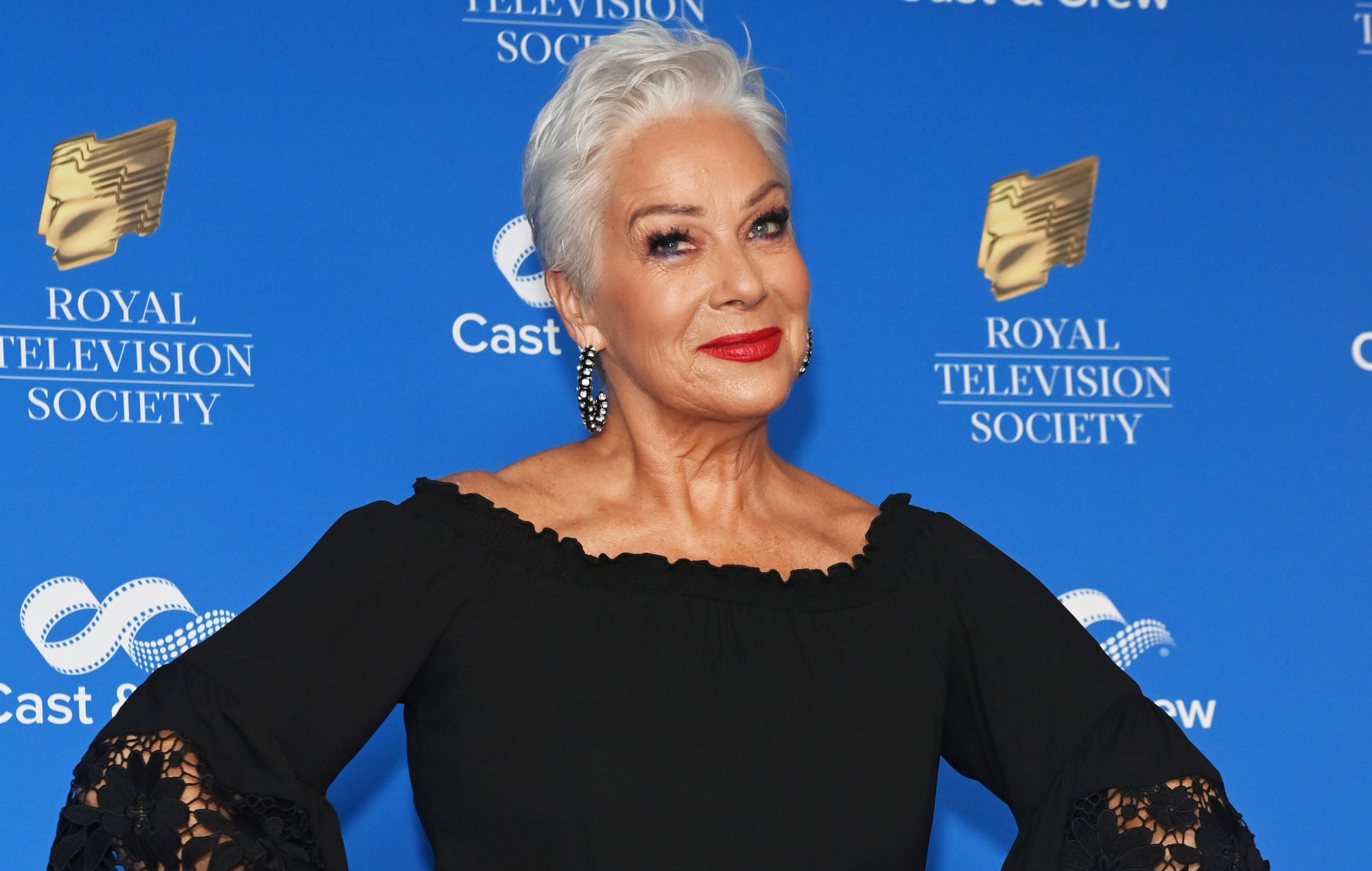 Matty Healy’s mum Denise Welch now appears to be the owner of a Glastonbury ‘Brat’ flag with her name on it 