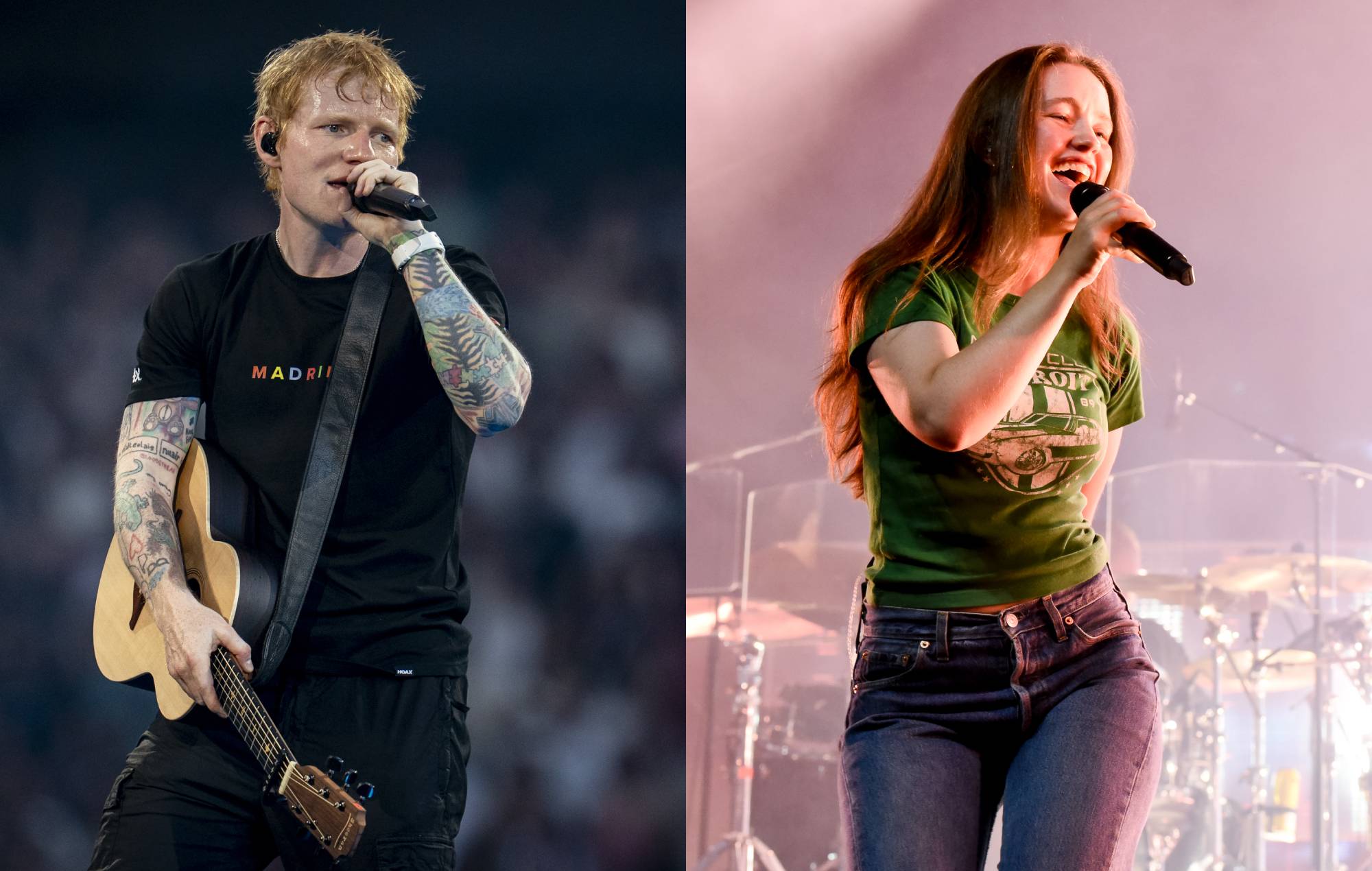 Watch Ed Sheeran invite Sigrid on stage to perform ‘Don’t Kill My Vibe’ in Oslo