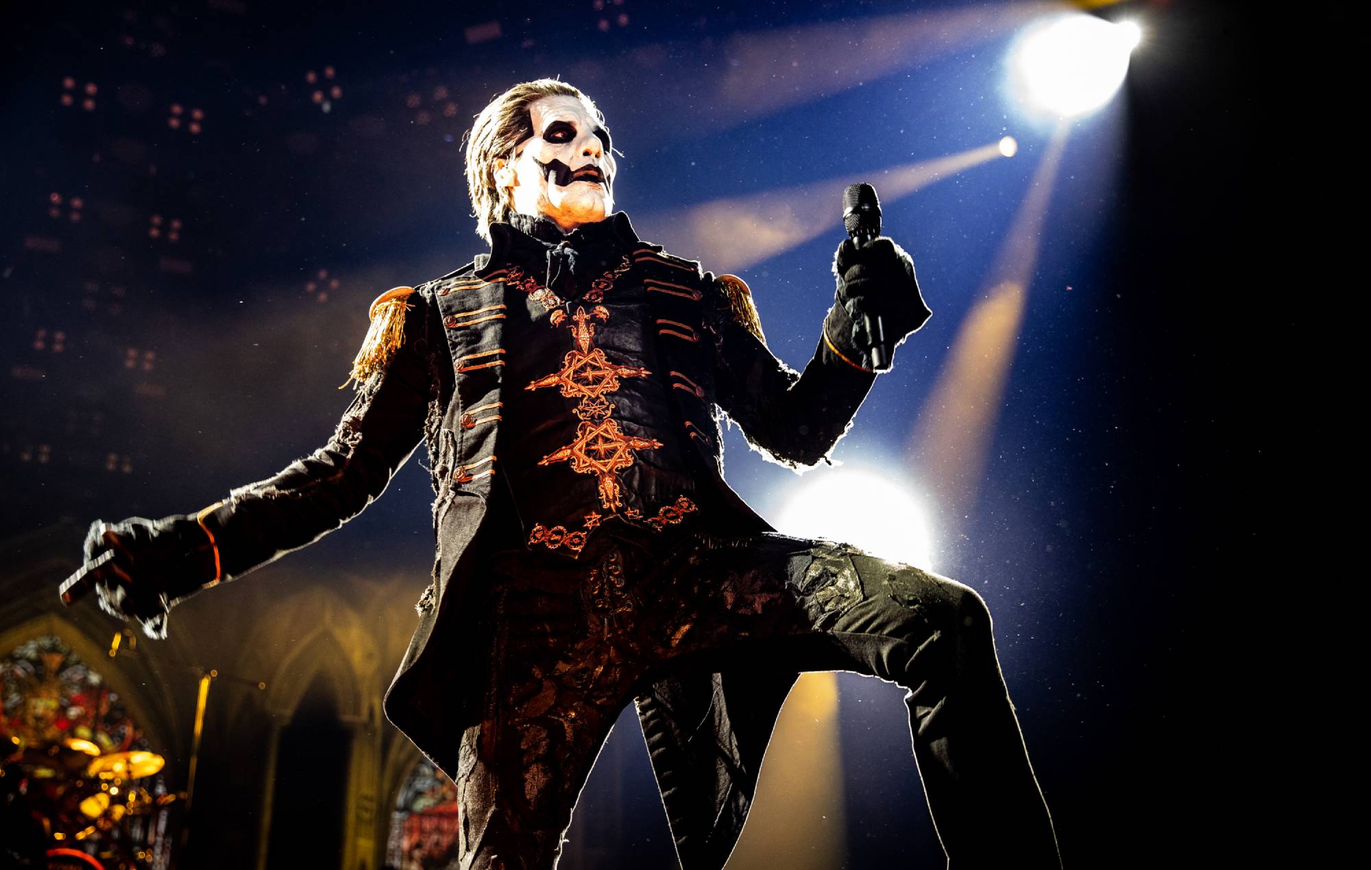 “Is rock dead?” Ghost’s Tobias Forge hits back at KISS’ Gene Simmons