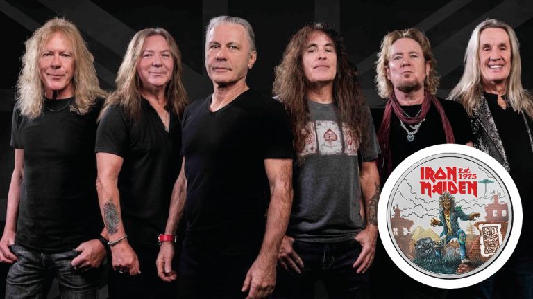 “The perfect fusion of metal on metal”: You can now buy an official Iron Maiden coin from the UK’s Royal Mint