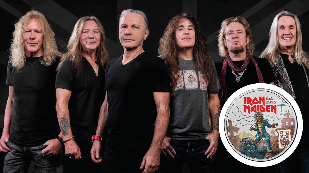 “The perfect fusion of metal on metal”: You can now buy an official Iron Maiden coin from the UK’s Royal Mint