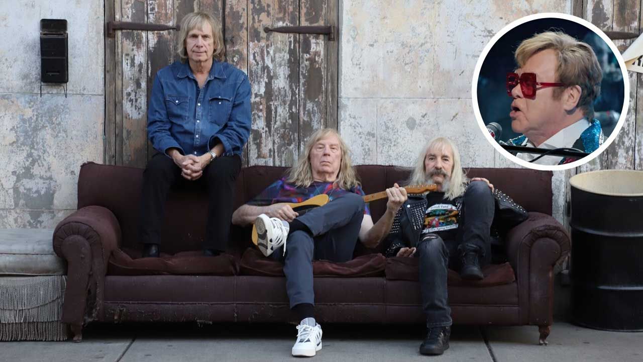 Elton John stars as Spinal Tap release new version of  immortal classic Stonehenge