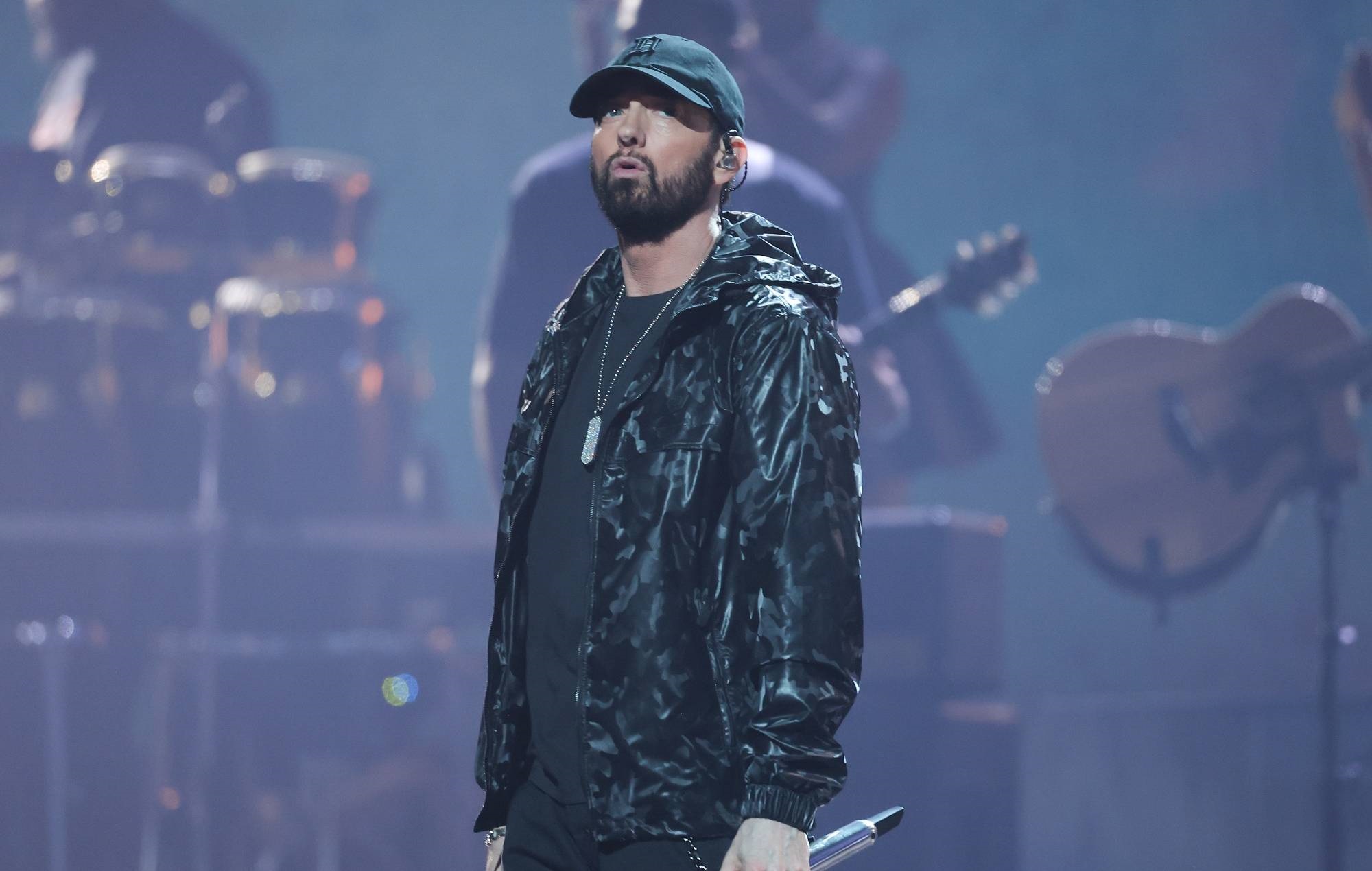 Critics are calling Eminem’s promotional popcorn bucket for ‘Stans’ documentary “messed up”