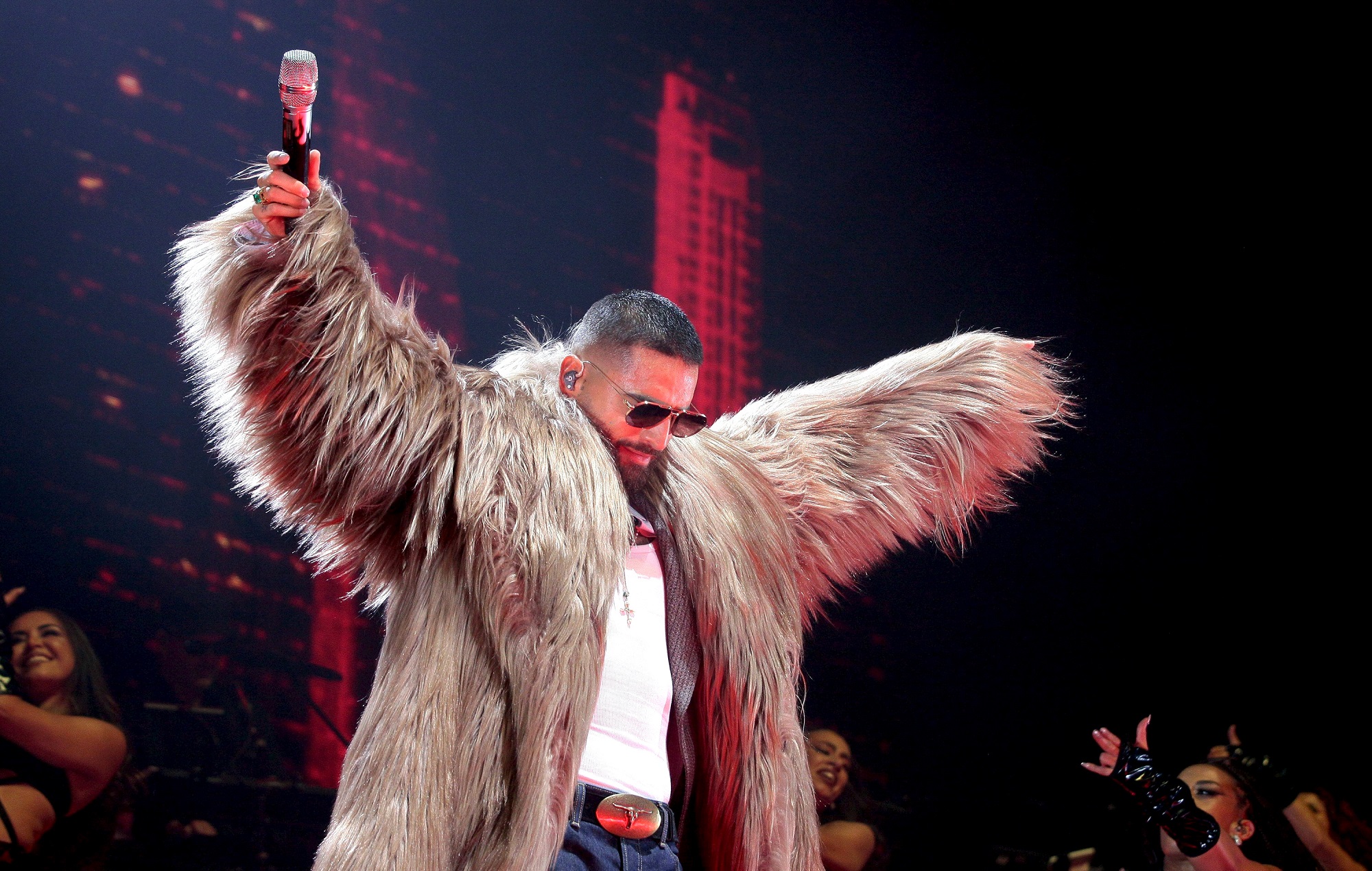 Maluma hits out at fan for bringing a baby to his concert: “Do you think it’s a good idea where the decibels are this fucking high?”