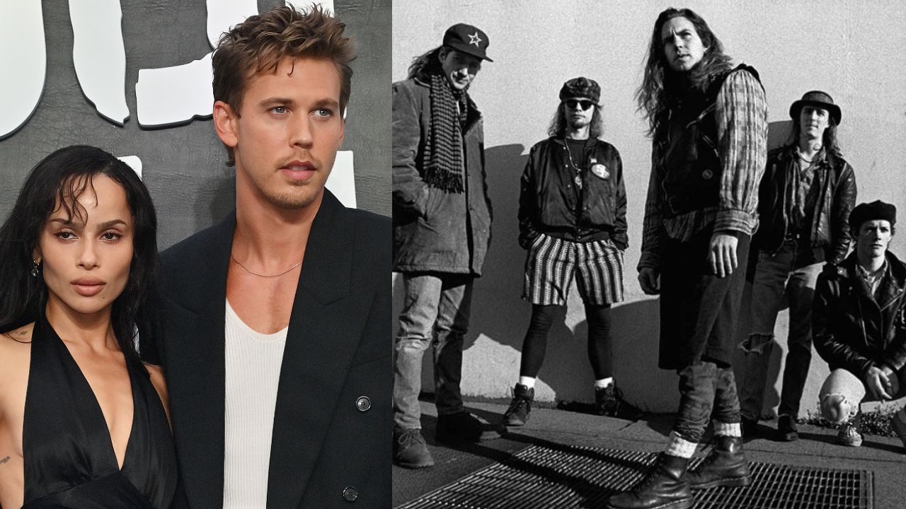 Actress Zoe Kravitz has told Austin Butler what she reckons is the true meaning of Pearl Jam’s name, and he looks pretty shocked