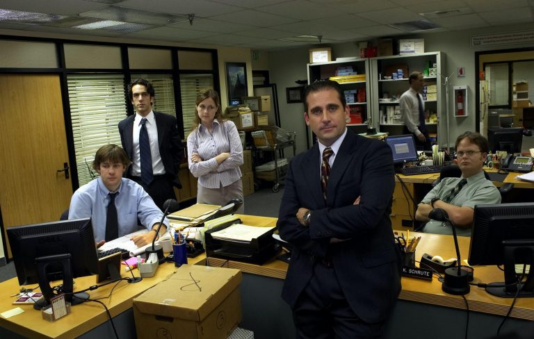 Steve Carell and John Krasinski crashed the first day of ‘The Office’ spin-off ‘The Paper