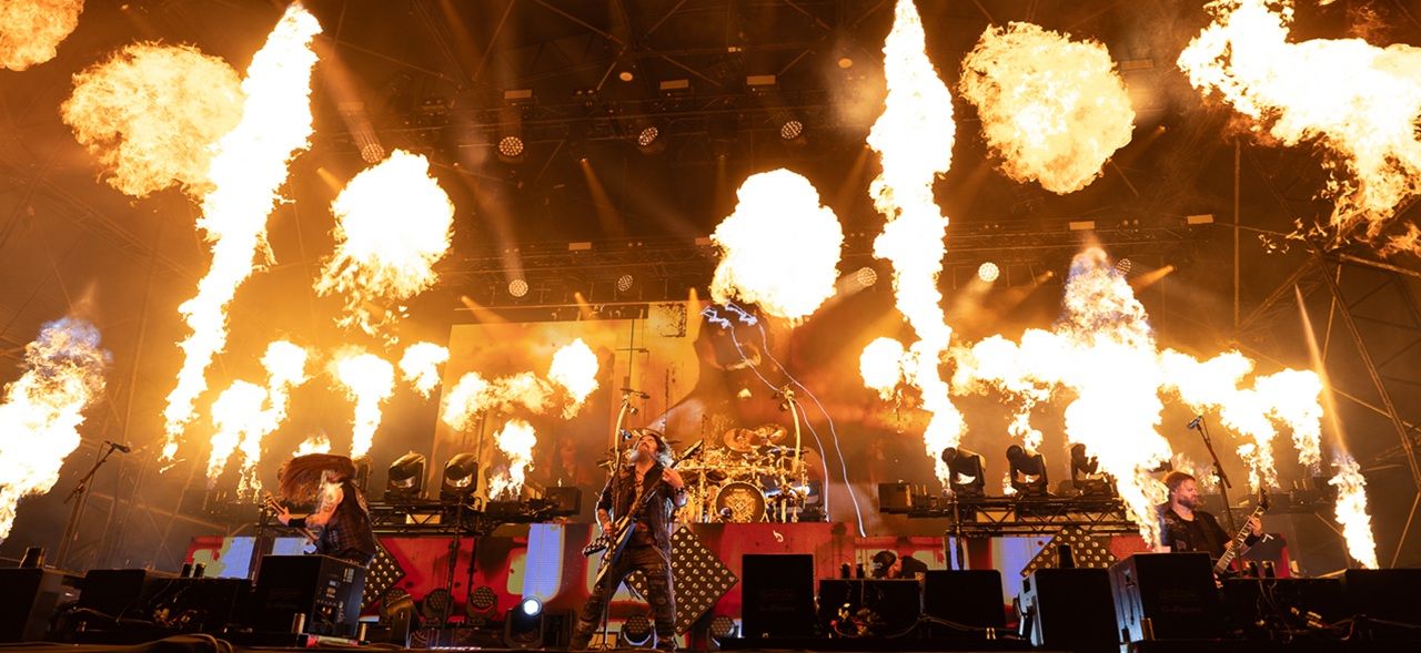 “Machine Head live to defy expectations.” Robb Flynn and co. conquer Bloodstock with an explosive, emotional headline set