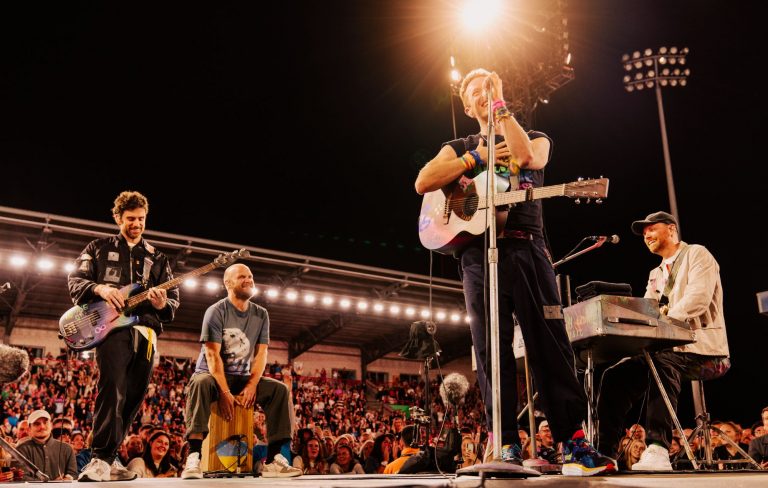 Coldplay kick off their UK stadium run in Hull, address kiss-cam “debacle”