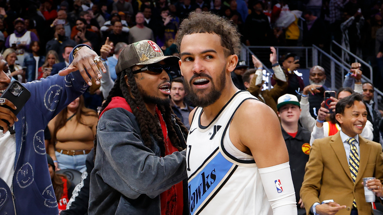 Quavo Coaches NBA Star Trae Young In The Studio, Adds Ad Libs To New Song