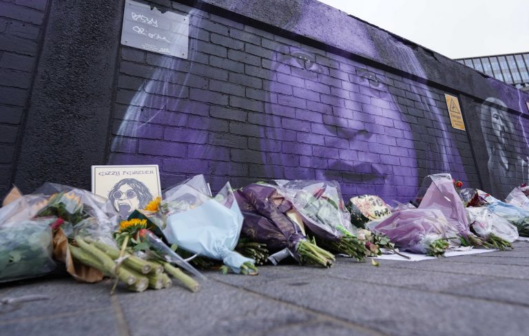 Man arrested for stealing flowers from Ozzy Osbourne’s memorial site in Birmingham