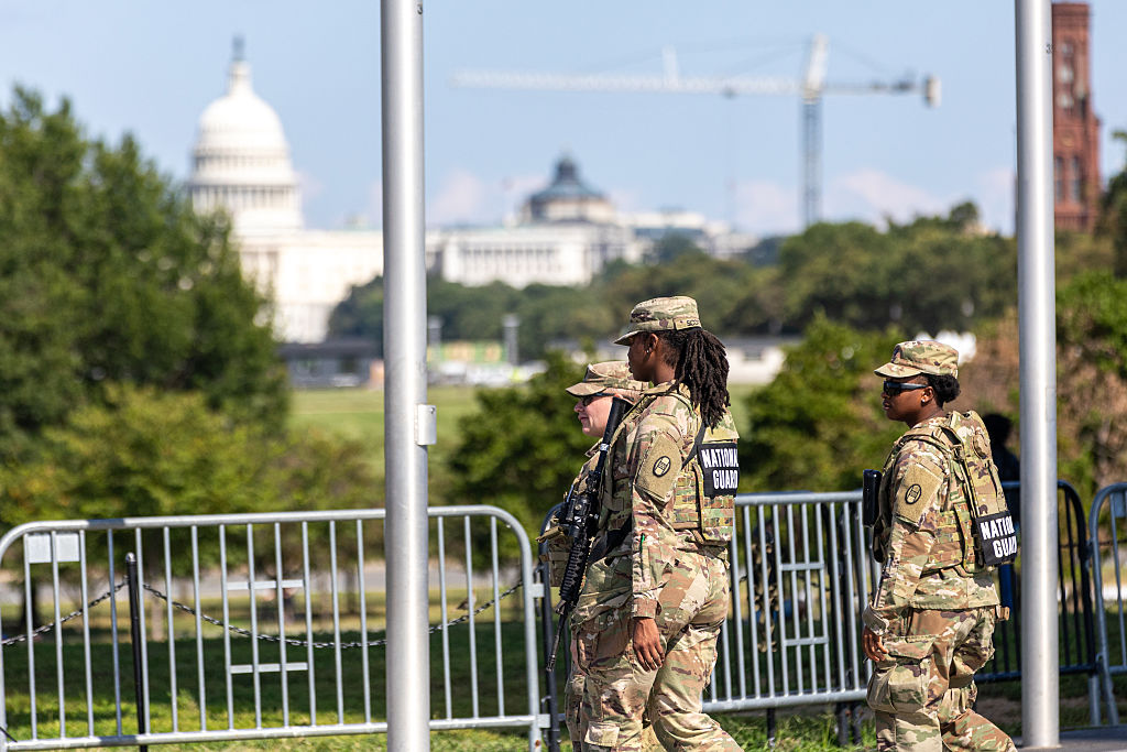 President Trump Has National Guard Doing Yard Work In “Crime-Ridden” D.C.