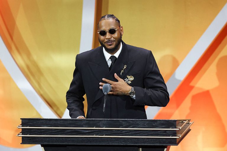 Carmelo Anthony Steals The Show At Hall Of Fame Ceremony With Speech