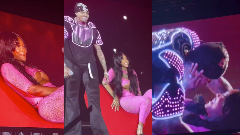 Summer Breeze: Chris Brown & Summer Walker Cut Up On Stage