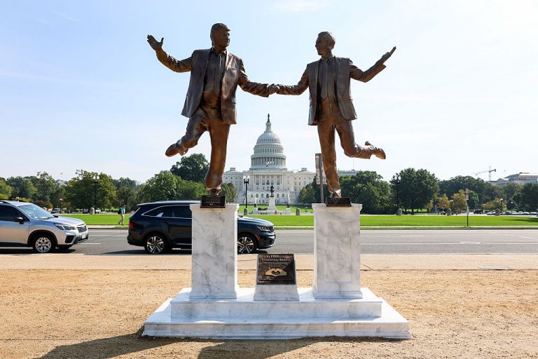 Statue Of President Trump & Jeffrey Epstein Taken Down By NPS