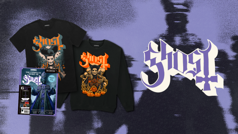 Calling all Ghost fans! Get your hands on an exclusive array of bookazine bundles with a glow-in-the-dark t-shirt and 3D-texture sweatshirt