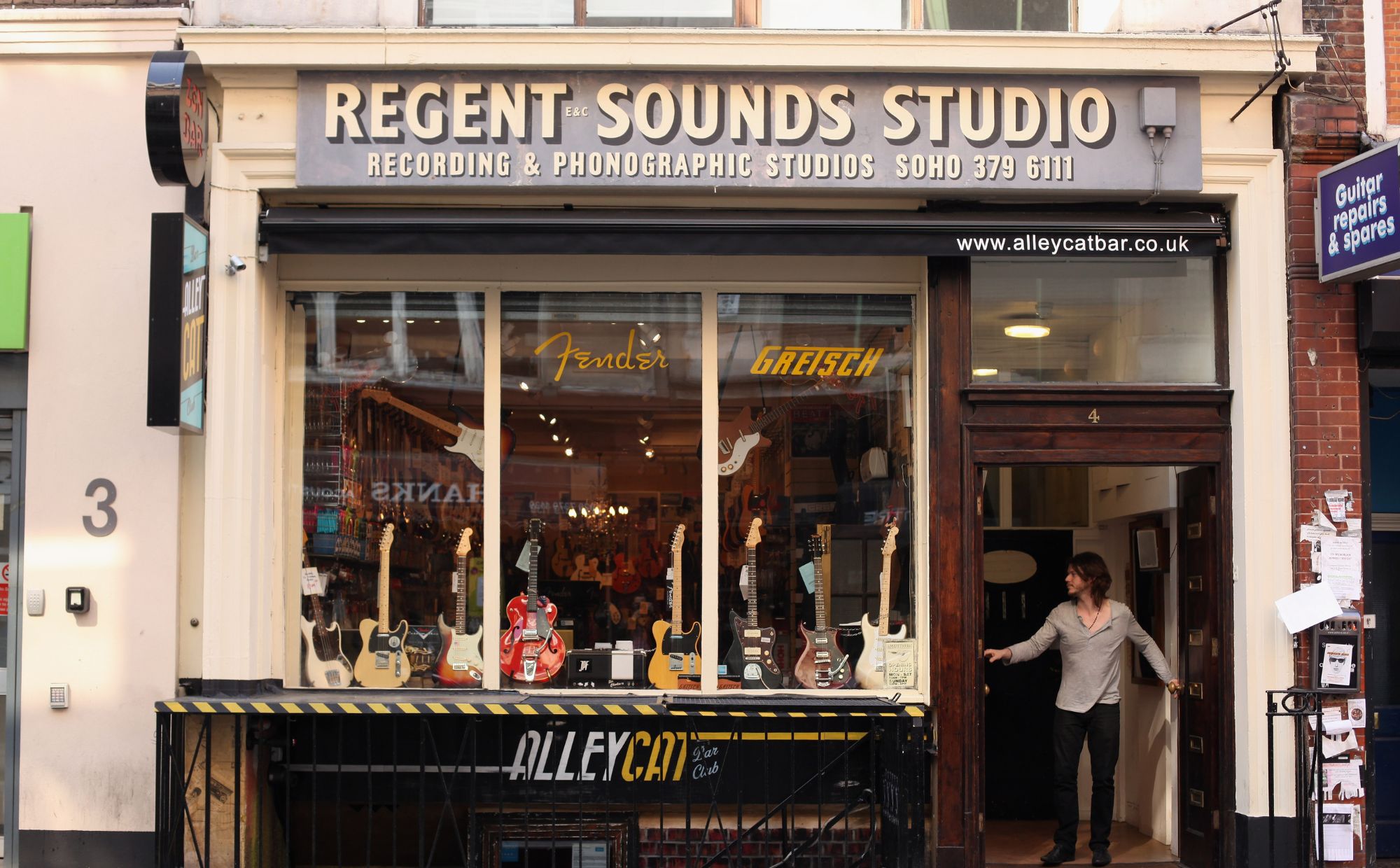 London’s Tin Pan Alley The Regent Sounds recording studio used by David Bowie, Jimi Hendrix and The Rolling Stones to reopen