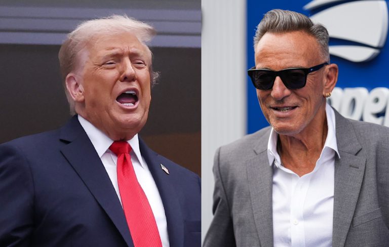 Bruce Springsteen sat just feet away from Donald Trump at US Open