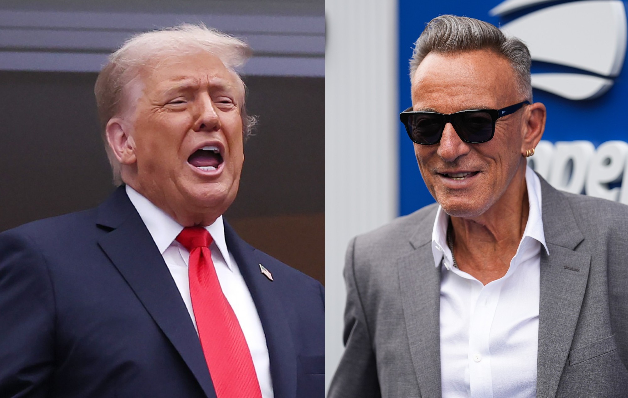 Bruce Springsteen sat just feet away from Donald Trump at US Open