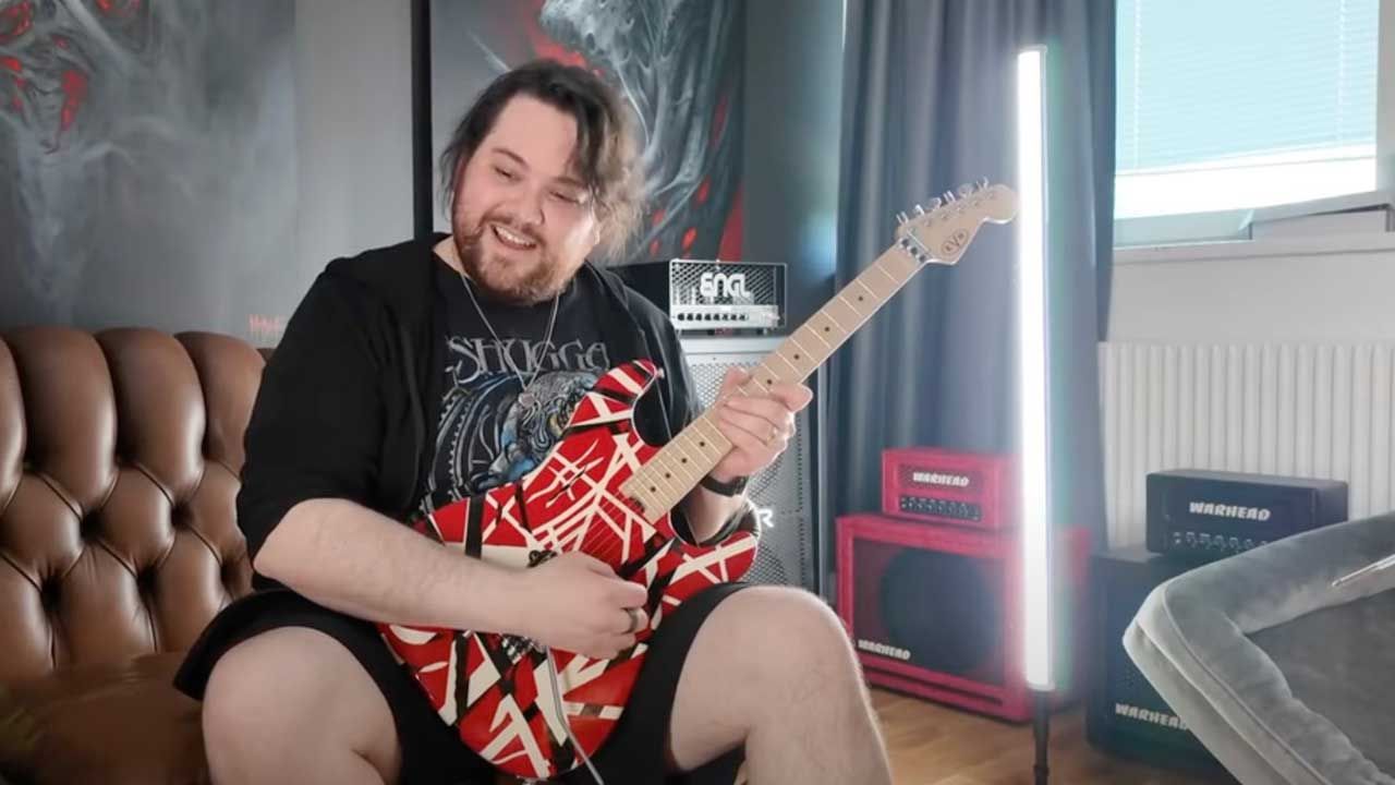 “I need one!”: Watch Wolfgang Van Halen shred through a fart pedal