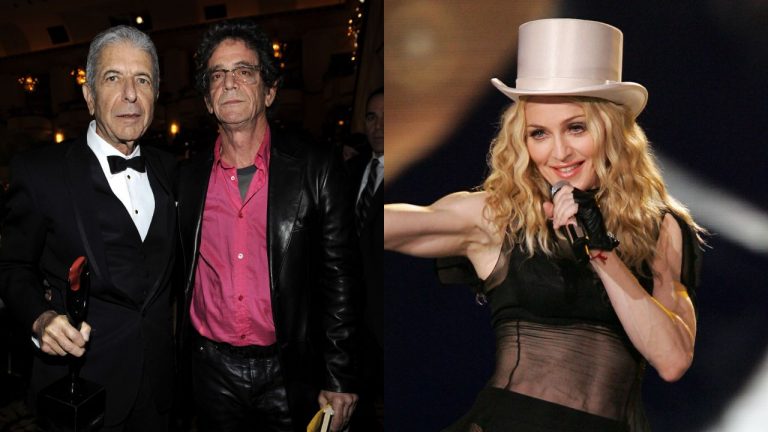 “She isn’t fit to tie their shoelaces!”: recounting an awkward encounter between Leonard Cohen, Lou Reed and Madonna at the Rock And Roll Hall Of Fame
