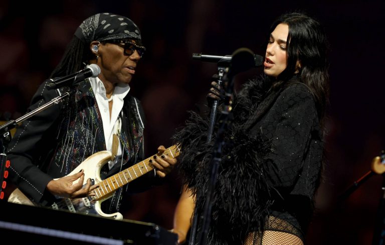 Watch Dua Lipa play Chic’s ‘Le Freak’ with Nile Rodgers in Madison Square Garden
