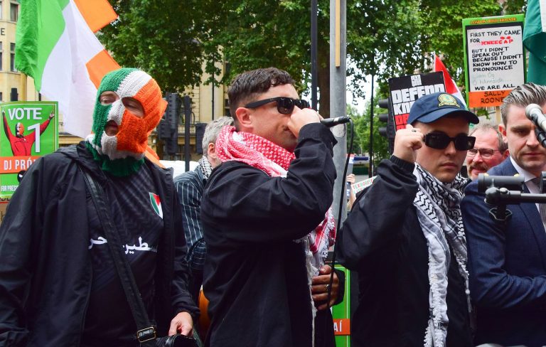 Kneecap’s Mo Chara’s terror charge: the story so far, as supporters accuse government of hypocrisy