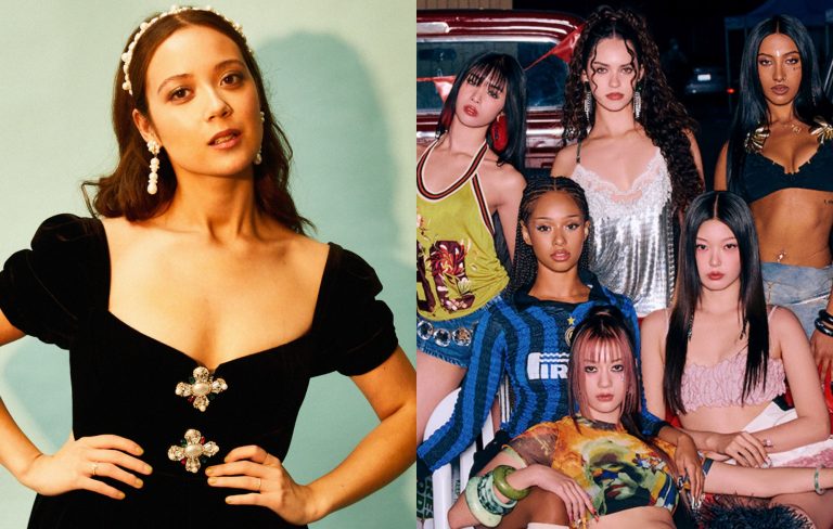 Watch Laufey duet ‘Gabriela’ with KATSEYE at Los Angeles gig