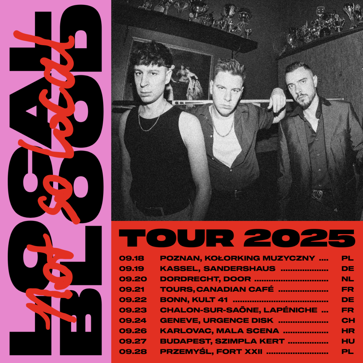 Lithuanian Post-Punk Outfit Local Blood Debut Sarcastic Anthem “Come Around” — Band On Tour in Europe Now!