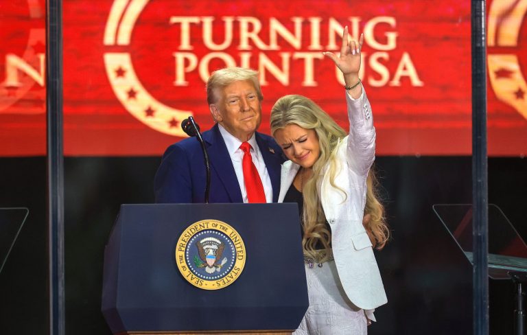 Donald Trump takes aim at “radical left” and Jimmy Kimmel during Charlie Kirk memorial speech