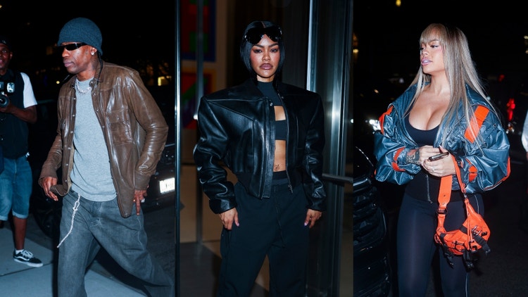 Travis Scott, Latto And More Attend Kim Kardashian’s NikeSKIMS Launch Event — See The Photos
