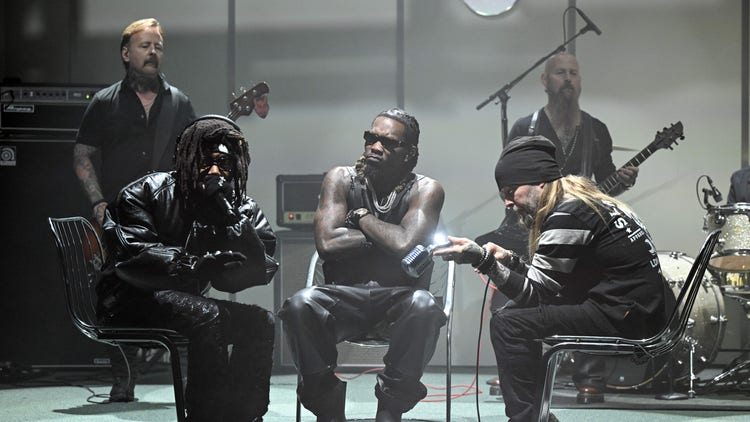 Offset And JID Rock Out With Drowning Pool For “Bodies” Performance On “The Tonight Show”