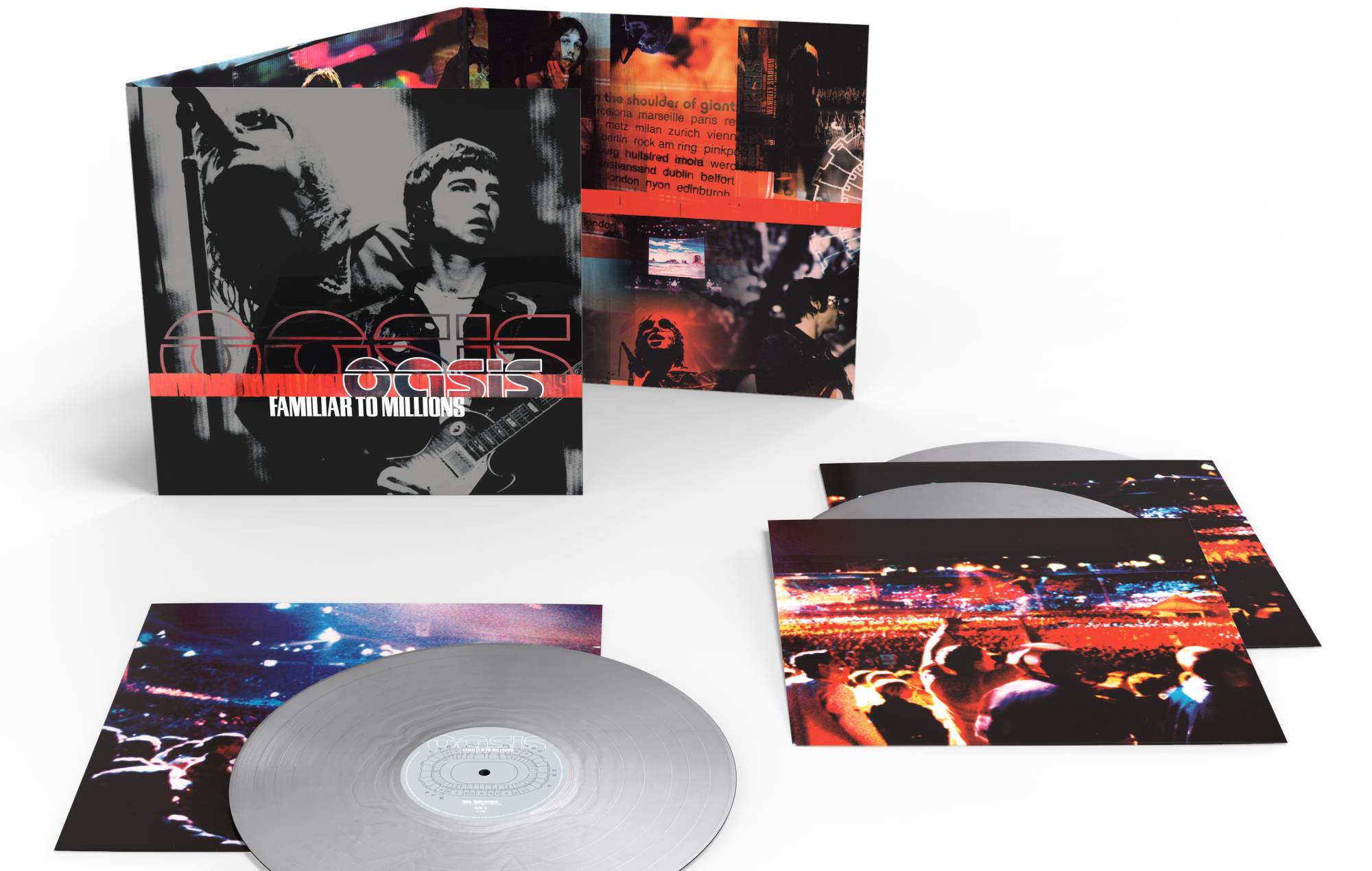 Oasis announce 25th anniversary editions of iconic Wembley live album ‘Familiar To Millions’