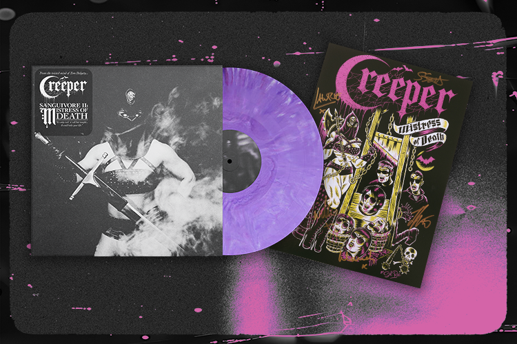 Pre-order a gothic purple vinyl of new Creeper album Sanguivore II: Mistress Of Death with an exclusive signed art card – available via the Louder store