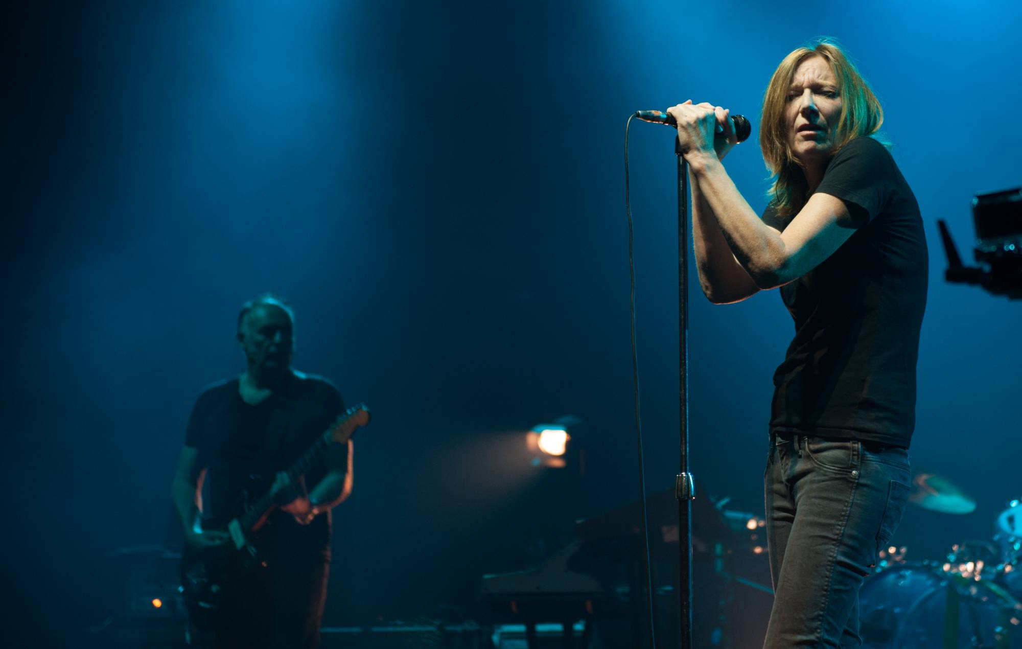 See behind-the-scenes of Portishead’s rare reunion performance for Together For Palestine