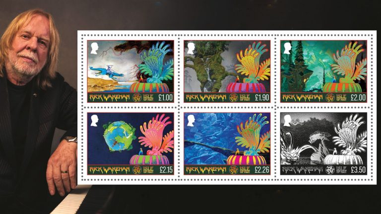 Rick Wakeman celebrated in new set of six stamps designed by Roger Dean