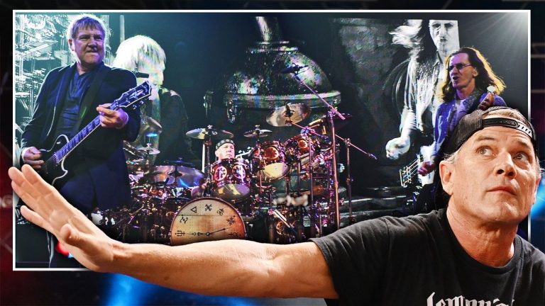 “I was familiar with air guitar. I had a giant mirror and a tennis racket. But I’d never conceived that 20,000 humans in a room would be playing air drums!” Ugly Kid Joe’s Whitfield Crane loves Rush