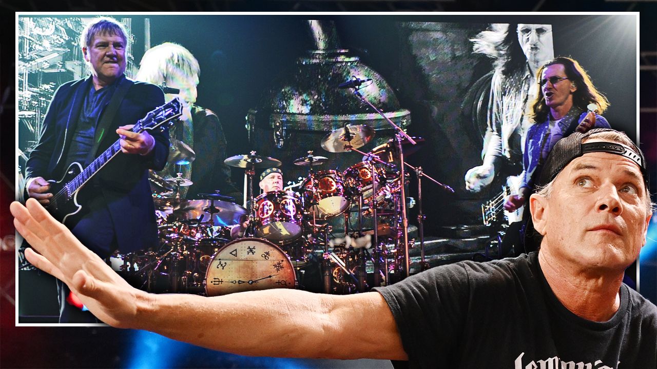 “I was familiar with air guitar. I had a giant mirror and a tennis racket. But I’d never conceived that 20,000 humans in a room would be playing air drums!” Ugly Kid Joe’s Whitfield Crane loves Rush