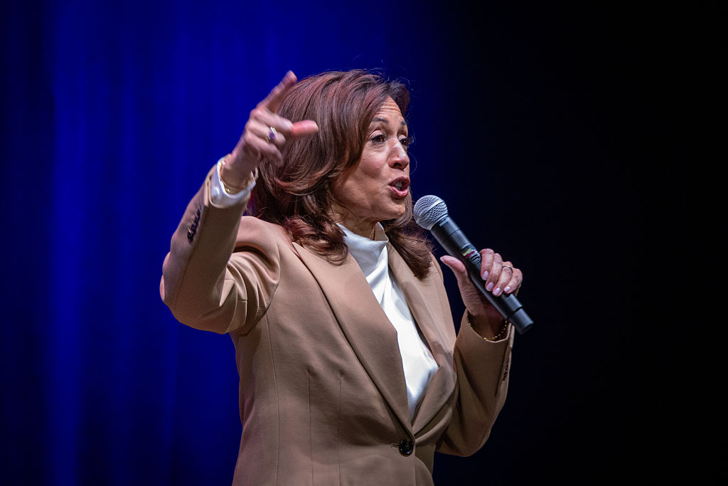Kamala Harris Responds To Hecklers During Chicago Book Event