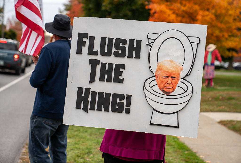 A New Low: Donald Trump Posts AI-Video of Himself Dumping Human Waste On No Kings Protestors From A Fighter Jet