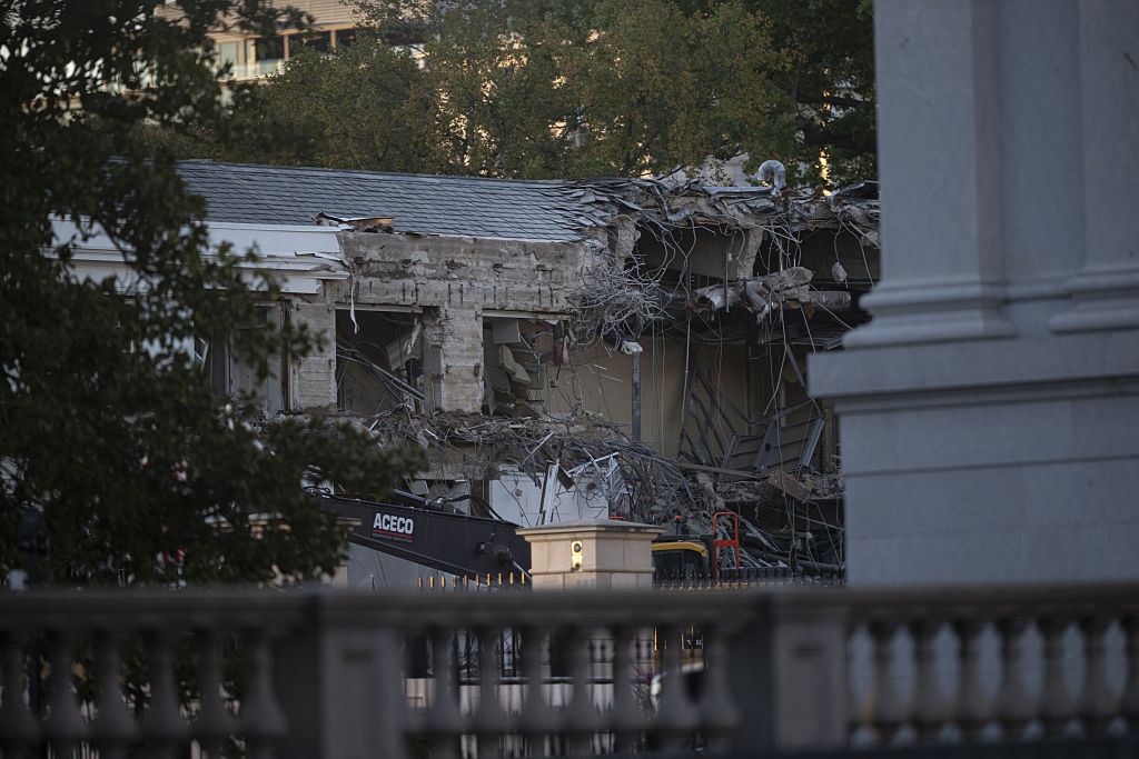 Trump Destroys East Wing, Turns White House Into Mar-A-Lago North