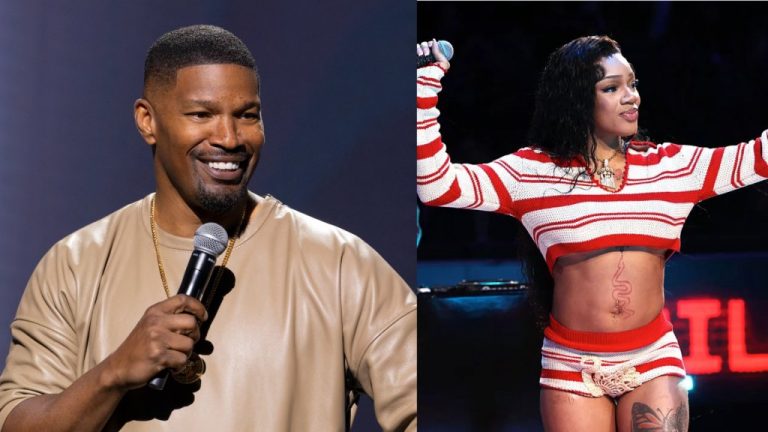 Jamie Foxx Snaps On Heckler Who Threw A Bottle At GloRilla On Stage