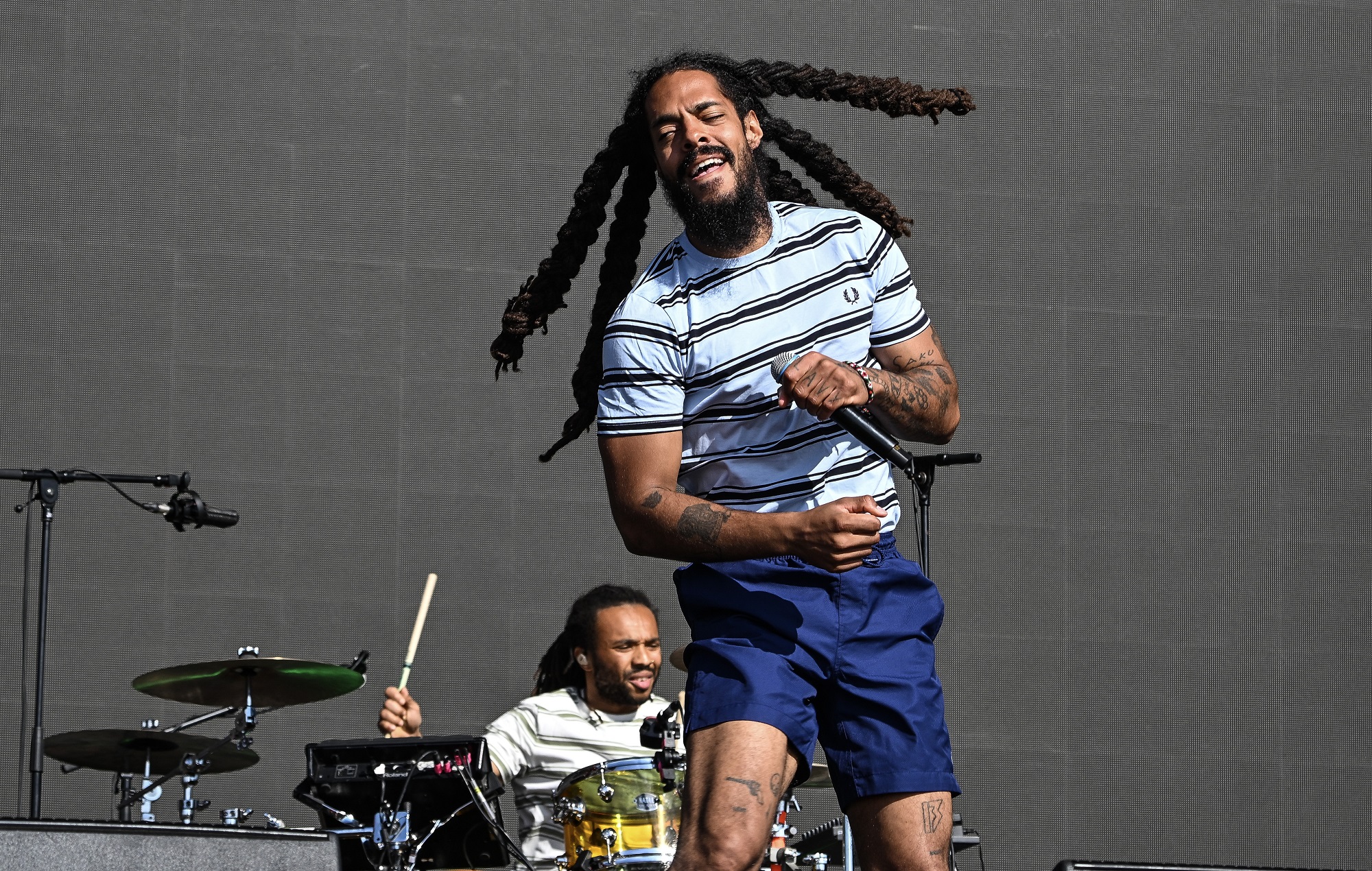 Bob Vylan hit back at “scare tactic” of British Airways dropping sponsorship of Louis Theroux podcast