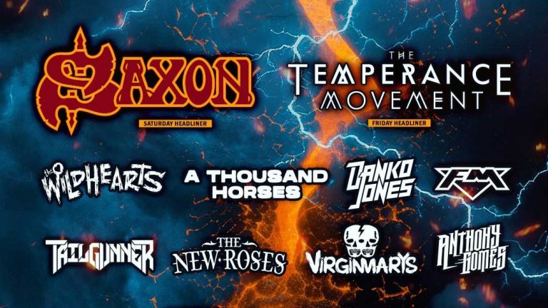 Saxon, The Temperance Movement, The Wildhearts and more confirmed for 2026 Maid Of Stone festival