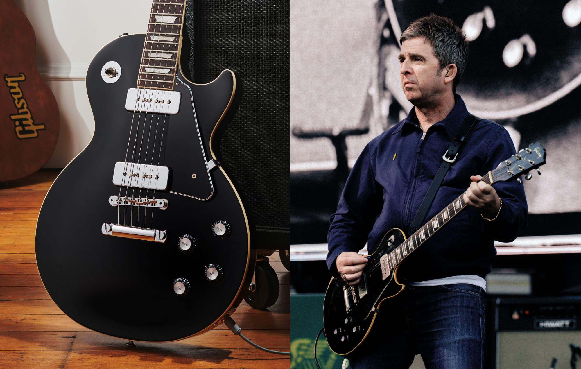 Noel Gallagher and Gibson launch limited edition Les Paul Standard guitar