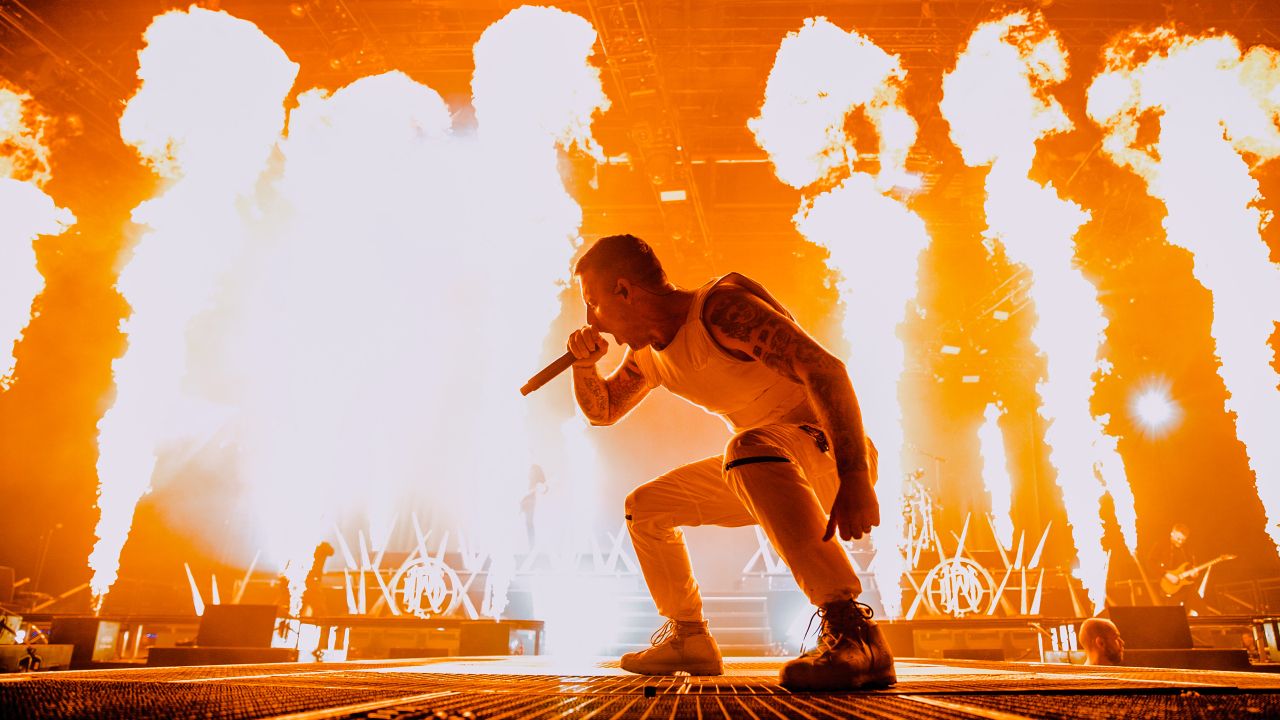 Watch Parkway Drive’s Winston McCall drop out of a helicopter onto the Sydney Opera House, because he’s cooler than you in every way
